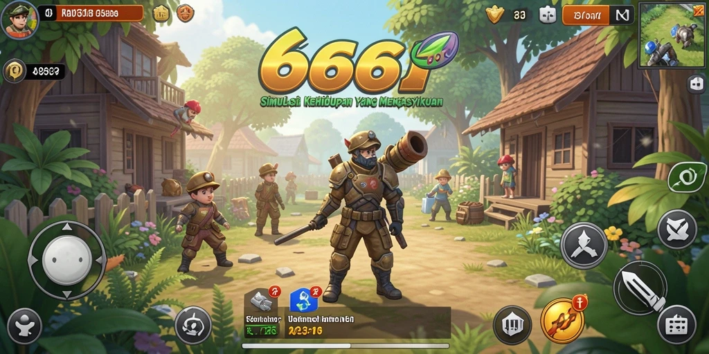Tampilan gameplay 666I yang menakjubkan dan interaktif.