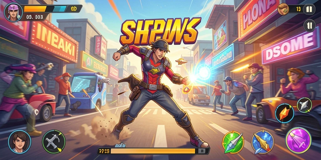 Tampilan gameplay seru dari 93337 yang penuh aksi.