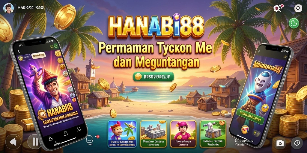 Tampilan gameplay menarik dari HANABI88 yang penuh strategi Tycoon.