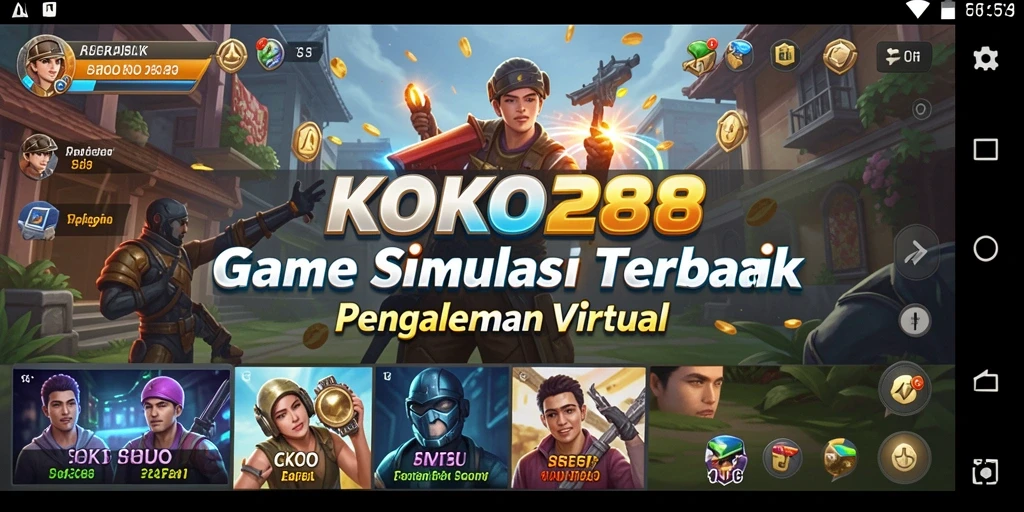 Menampilkan gameplay interaktif dan visual spektakuler KOKO288.