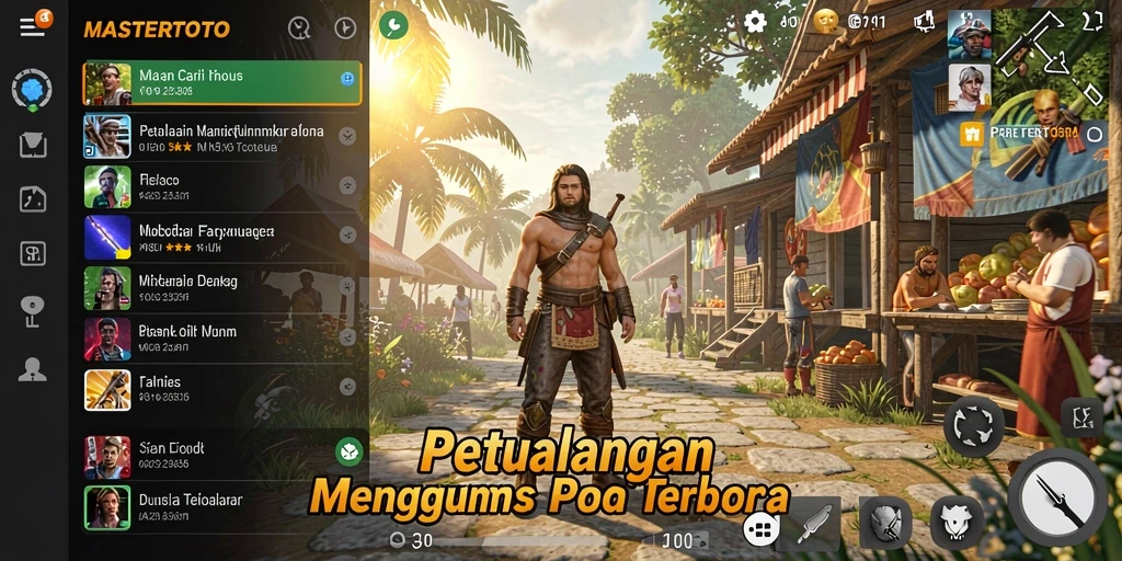 Tampilan gameplay menakjubkan di dunia terbuka MASTERTOTO.