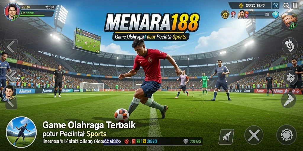 Tampilan screenshot gameplay <strong>MENARA188</strong> yang menunjukkan aksi olahraga yang seru.