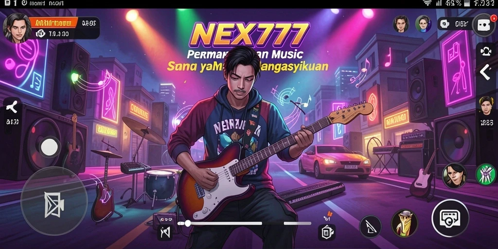 Tangkapan layar utama NEX777 menampilkan gameplay seru yang mengasyikkan.