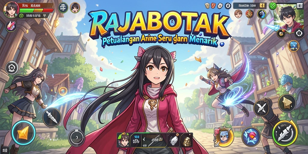 Tampilan gameplay yang menarik dan mendalam dari RAJABOTAK.