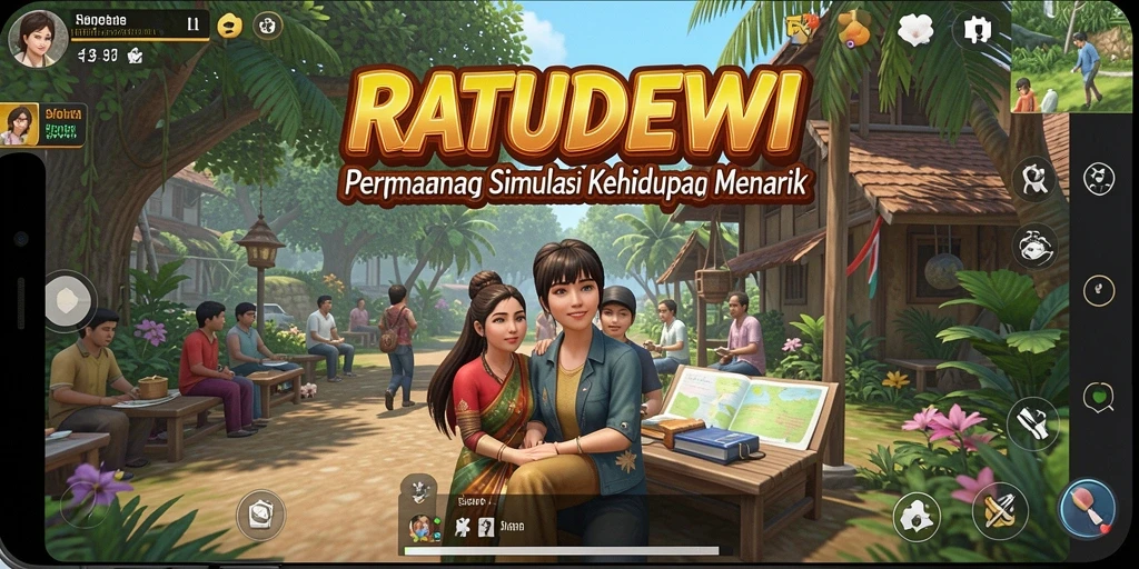 Tampilan menarik dari gameplay RATUDEWI yang seru.