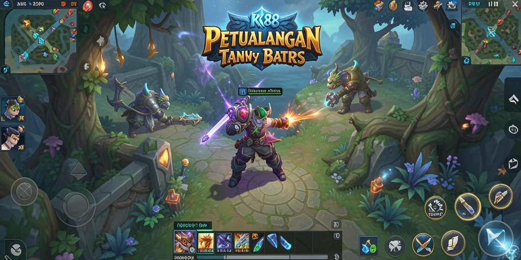 Screenshot menampilkan pemain beraksi dalam pertarungan seru di RK88.