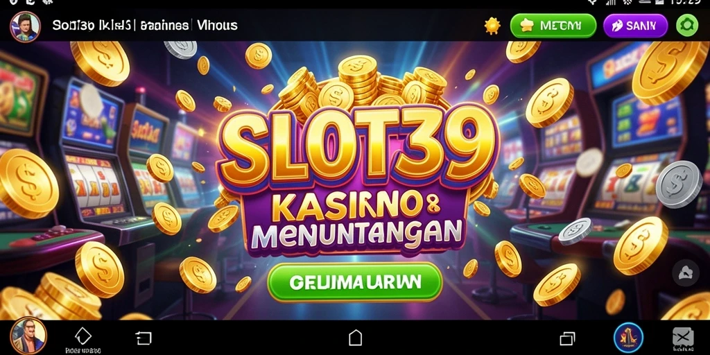 Screenshot utama SLOT39 menunjukkan keseruan gameplay Kasino.