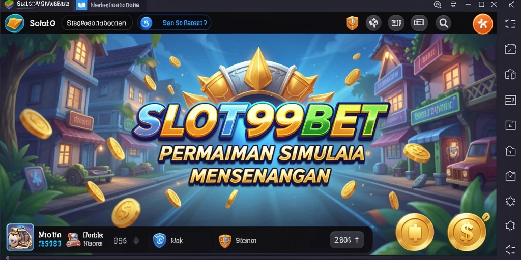 Tampilan menarik dari SLOT99BET yang menyajikan gameplay simulasi.