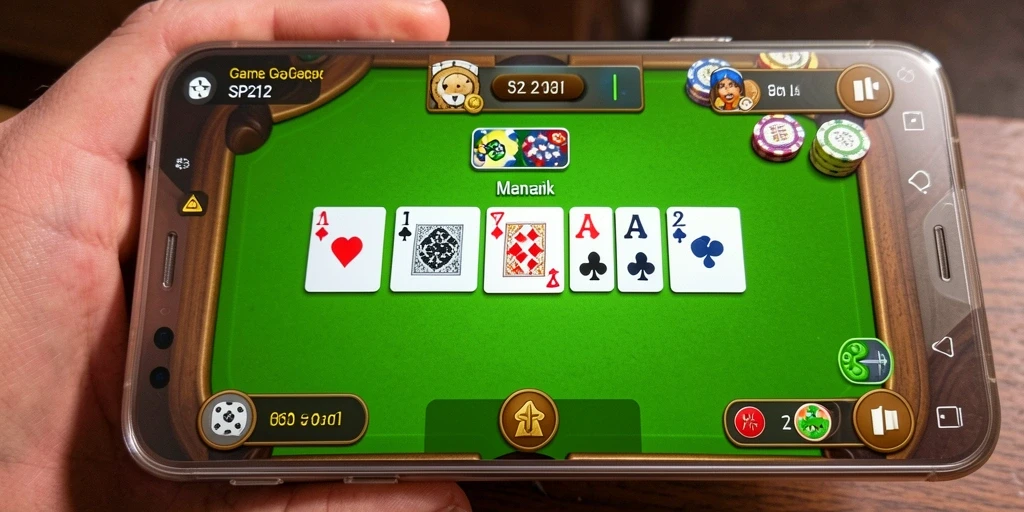 Tampilan gameplay Gaple di SP212 yang seru dan interaktif.