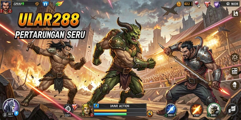 Gameplay ULAR288 yang mendebarkan dan penuh aksi.